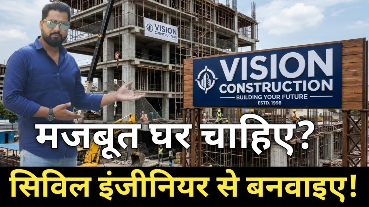 Lucknow में घर बनवाना है? | House Construction   Interior Design | Vision Construction