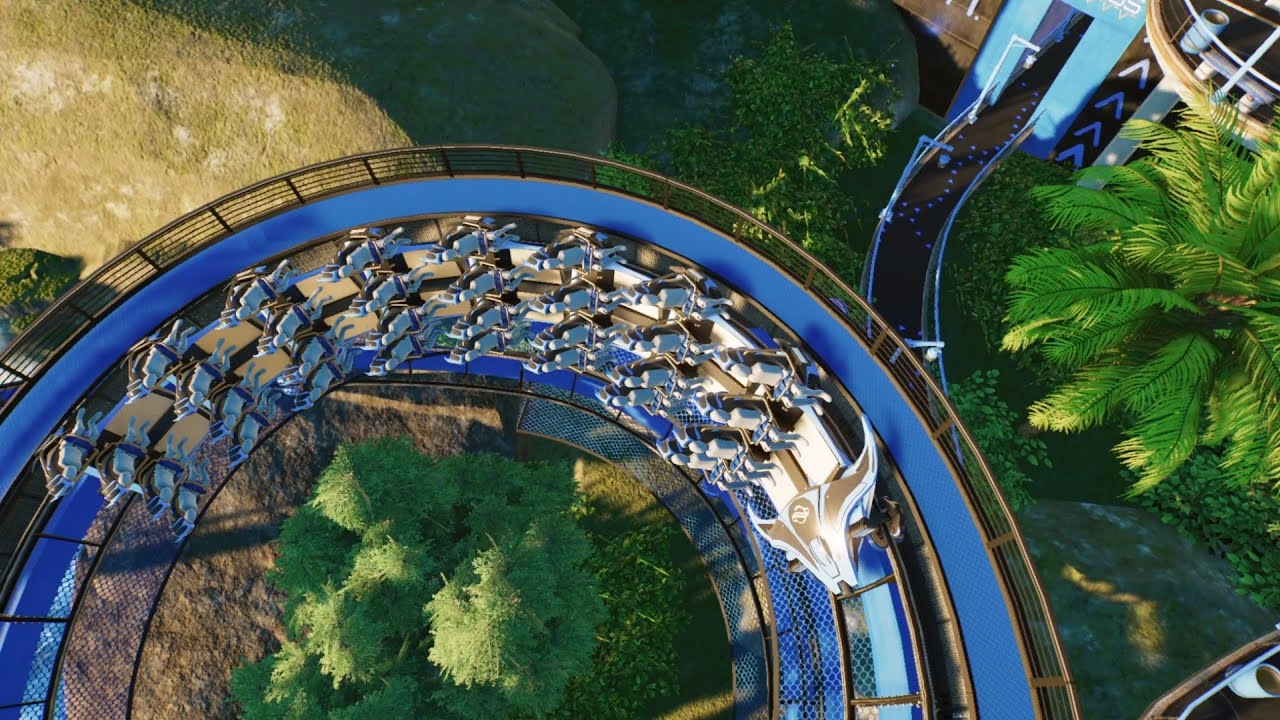 Blue Demon Coaster Offride Planet Coaster 2 (made by Paul)