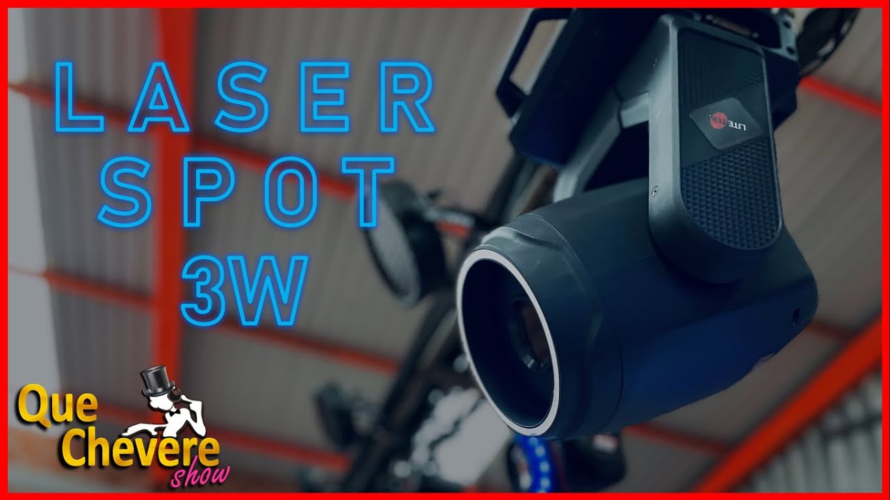 LASER SPOT 3W | CABEZA MOVIL | LITE TEK | NUEVO PRODUCTO| ILUMINACIÓN PROFESIONAL | LA CLAVE MUSICAL