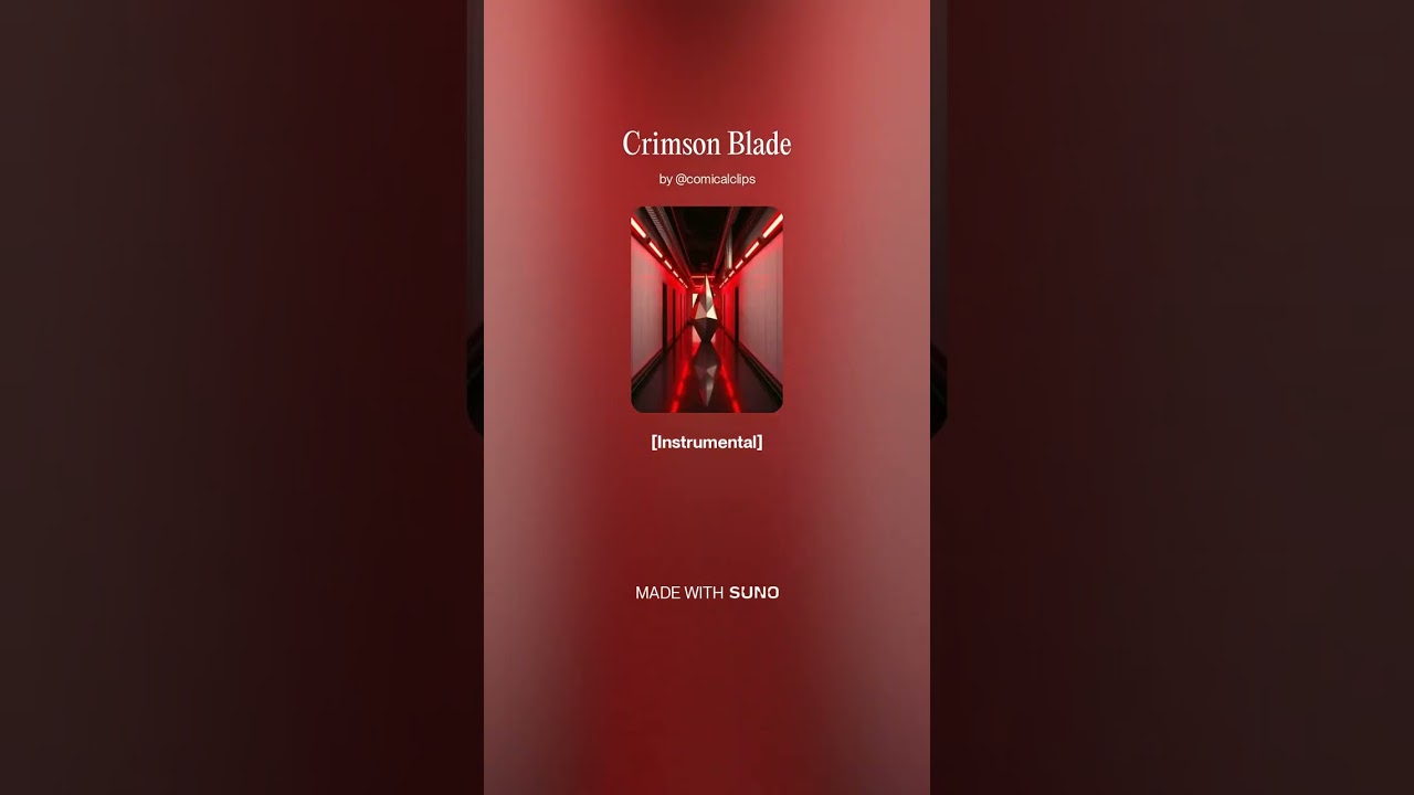 Crimson Blade — Sounds, Songs & Frequencies | Official Audio / Suno Exclusive #music