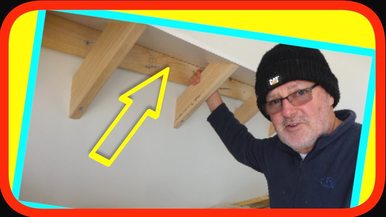 Прочная подвесная настенная гаражная полка | Как сделать своими руками
