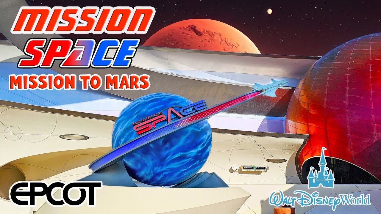 Миссия: Путешествие на Марс с помощью SPACE Orange Mission в EPCOT Walt Disney World (январь 2025...