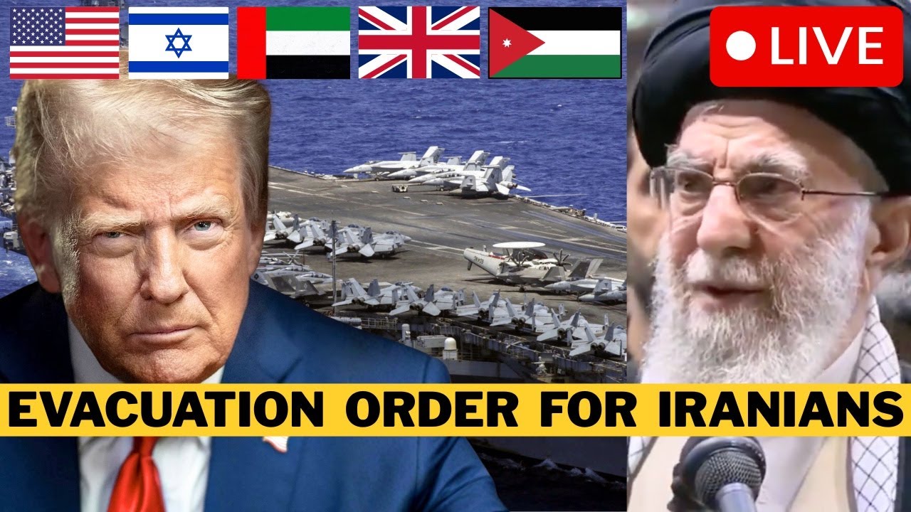 🚨 LIVE: Trump Builds Coalition To Fight IRGC In Iran - Civilians Told To Evacuate Military Areas