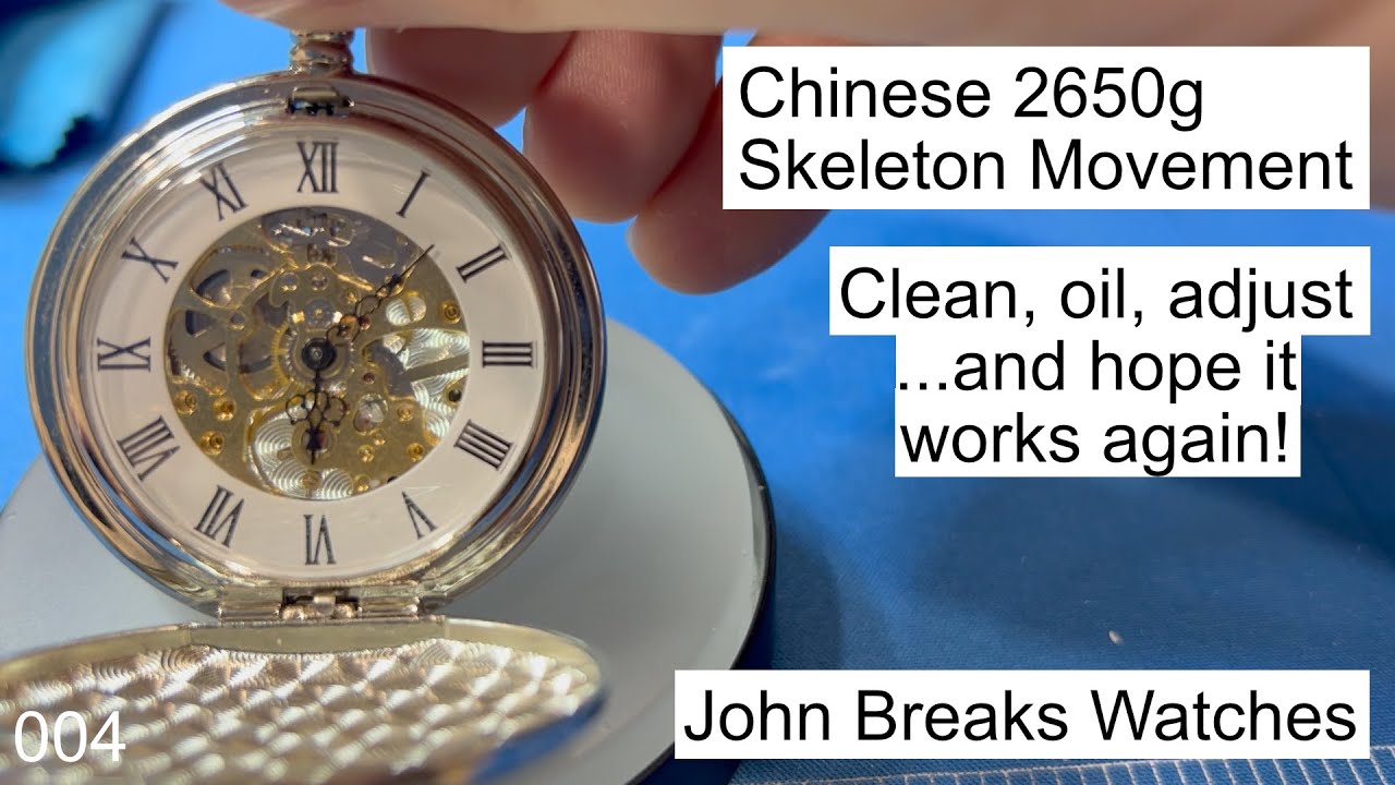 004: Chinese 2650G ; Can I make this cheap pocket watch work properly?