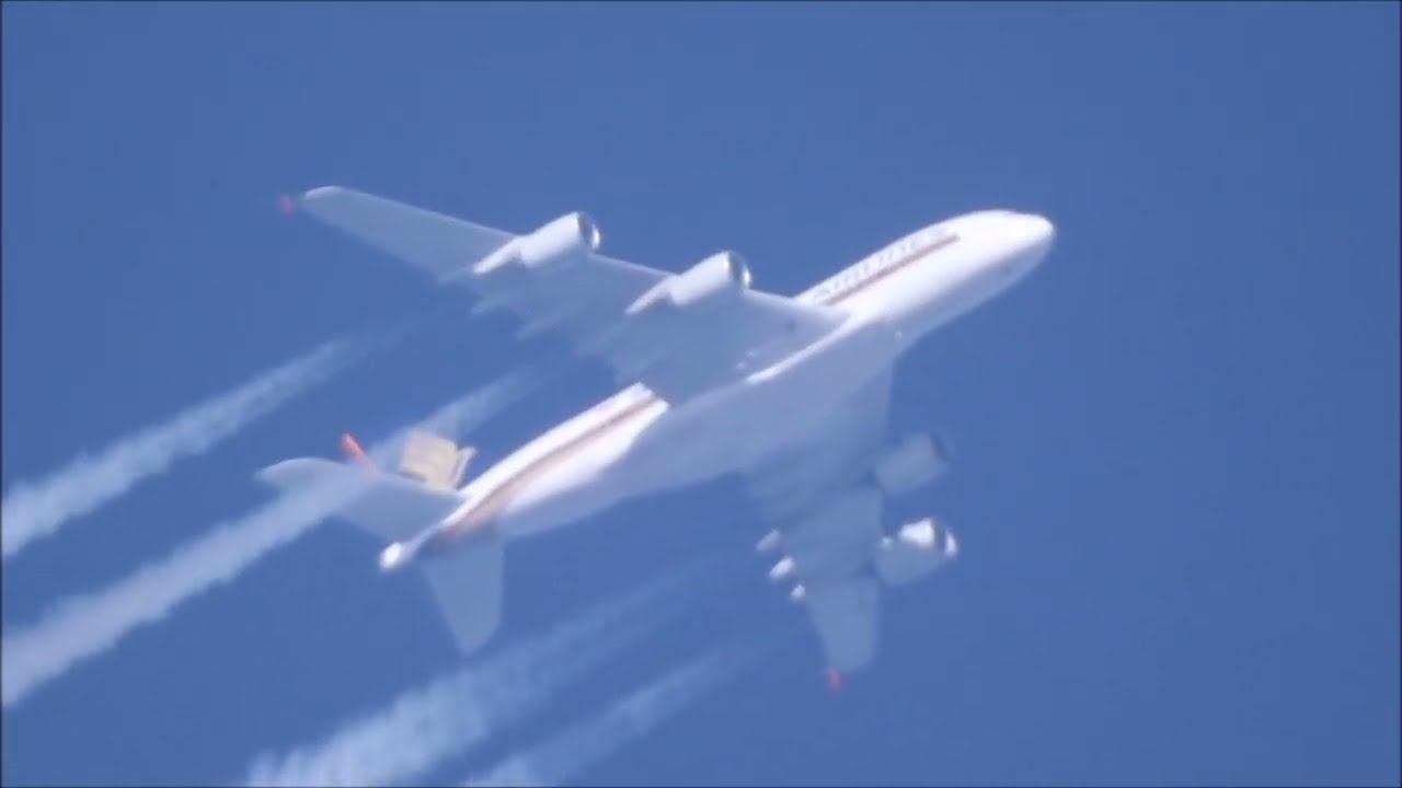 High Altitude Planespotting: Singapore Airlines , Airbus A380