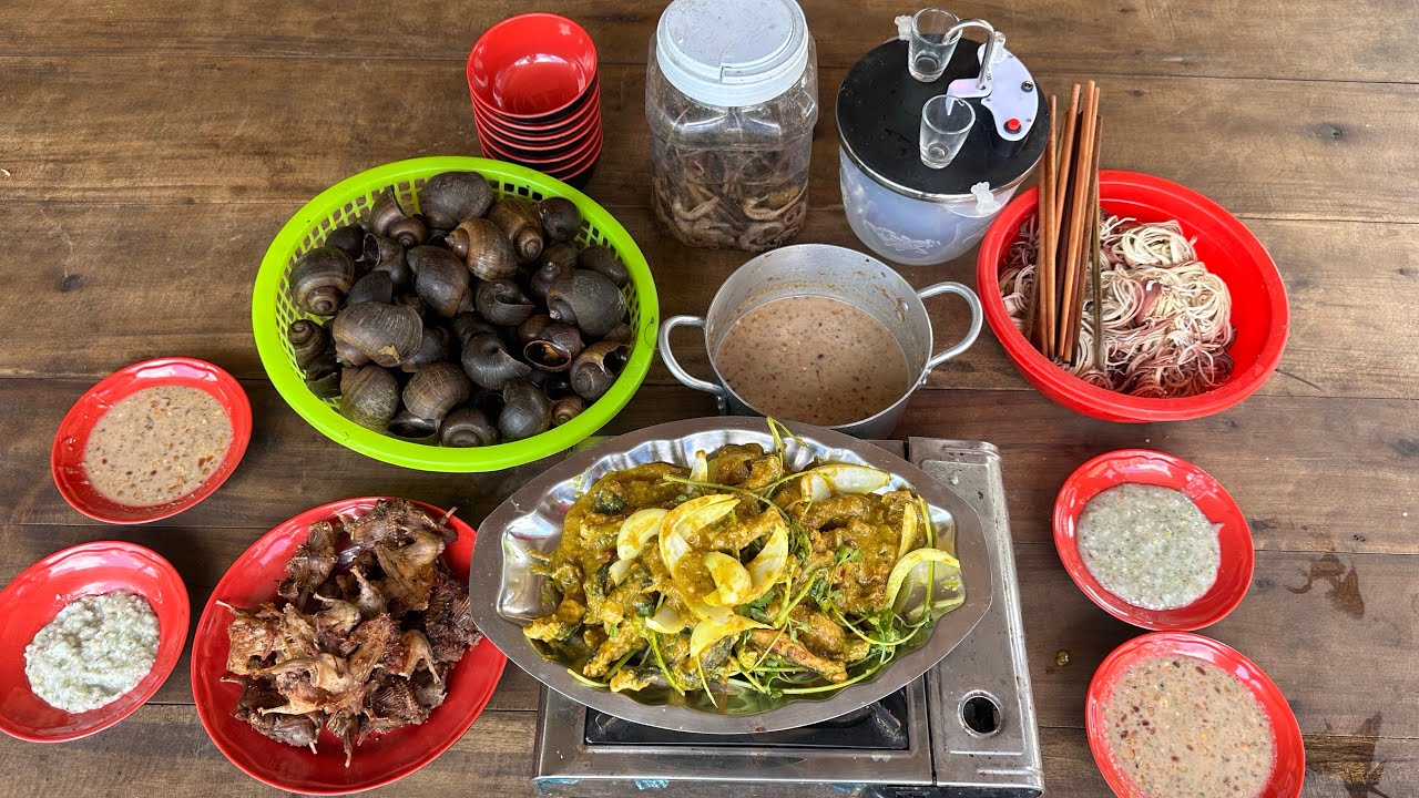 Gắn Ri Cá Xào Lăn Chuột Chiên Xã Ớt Lai Rai. Rừng U Minh Hạ