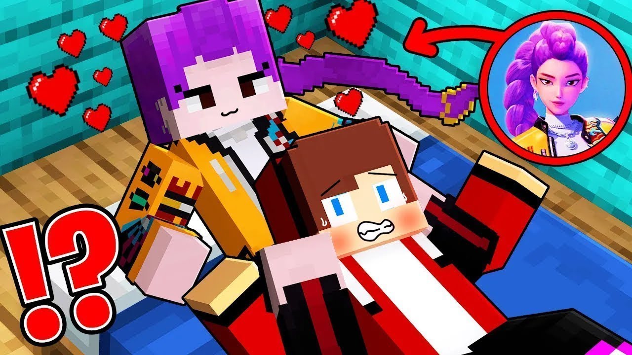 JJ and RUMI KPOP DEMON HUNTERS on a LOVE Romantic Date in SECRET from VILLAGE?! - Maizen Minecraft