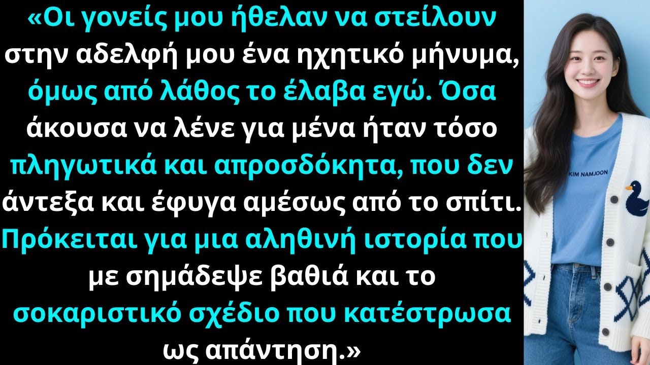 «Το ηχητικό μήνυμα που οι γονείς μου προόριζαν για την αδελφή μου — και τι έκανα στη συνέχεια»