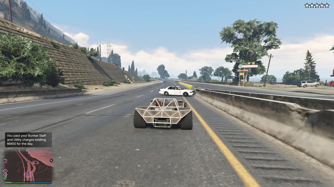 GTA V Ramp Buggy Vs Police
