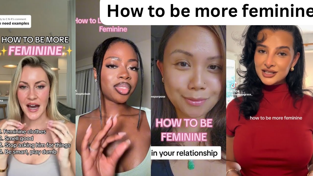 HOW TO BE MORE SOFT AND FEMININE🥰THE SECRET TO BE IN YOUR FEMININE ENERGY💫HOW TO BE MORE ✨FEMININ