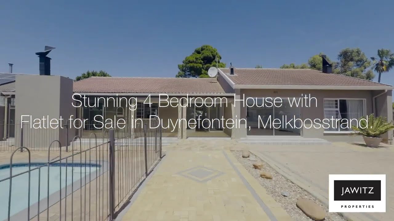 Spacious 4 Bedroom House with Flatlet for Sale in Duynefontein, Melkbosstrand.