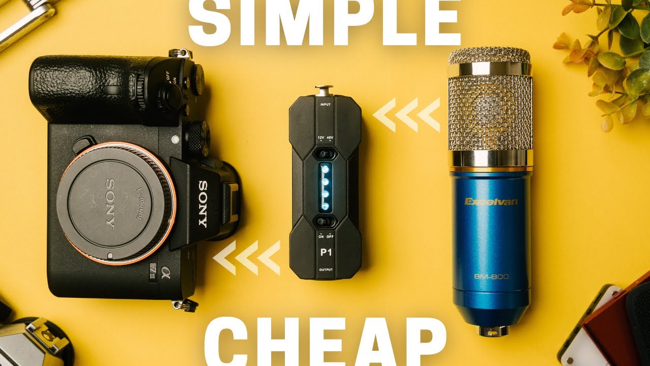 Connect your XLR Mic to your Camera | Xvive P1 Power Supply