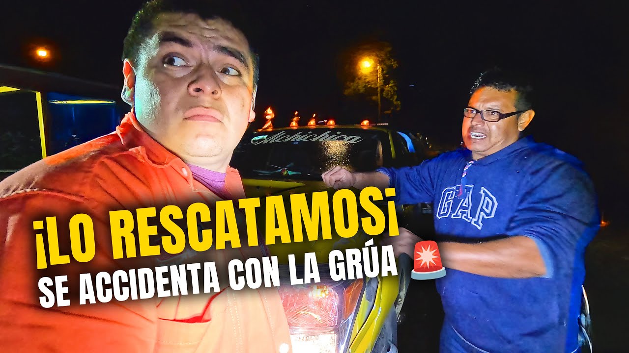 ¡Rescatamos a un compañero! René se accidenta con la GRÚA 🚨