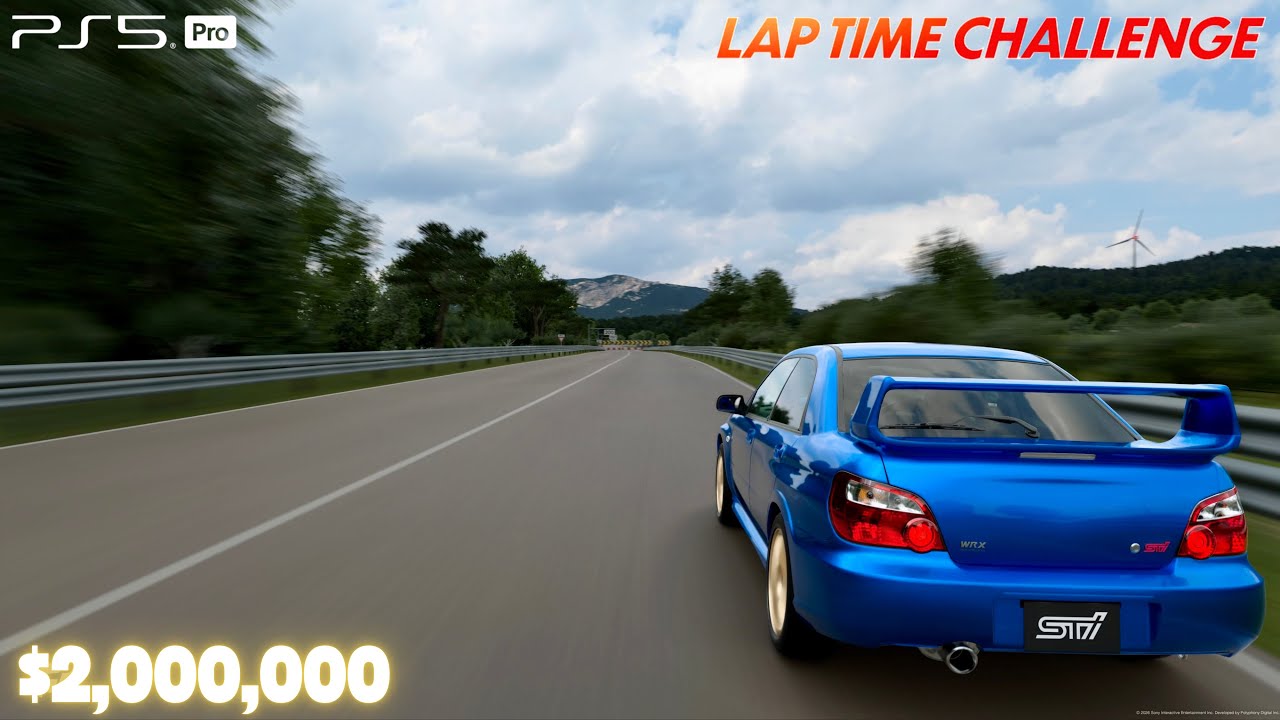 GT7 Lap Time Challenge &ndash; Sardegna Road Track A Reverse | Subaru WRX STi &rsquo;04 | Gran Turismo 7
