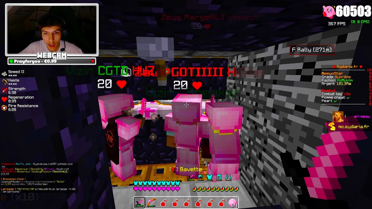 J'INFILTRE cette TRAP et les KILL en 6V1 en FACECAM sur mon PvP Faction | Sydaria 4
