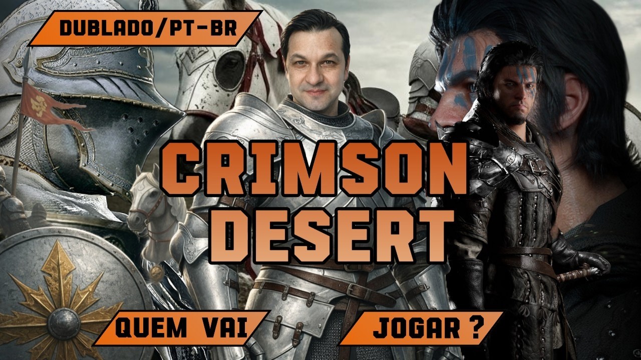 CRIMSON DESERT JOGO INSANO-É o Melhor RPG do Ano? Reação e Dublagem PT-BR Exclusiva!