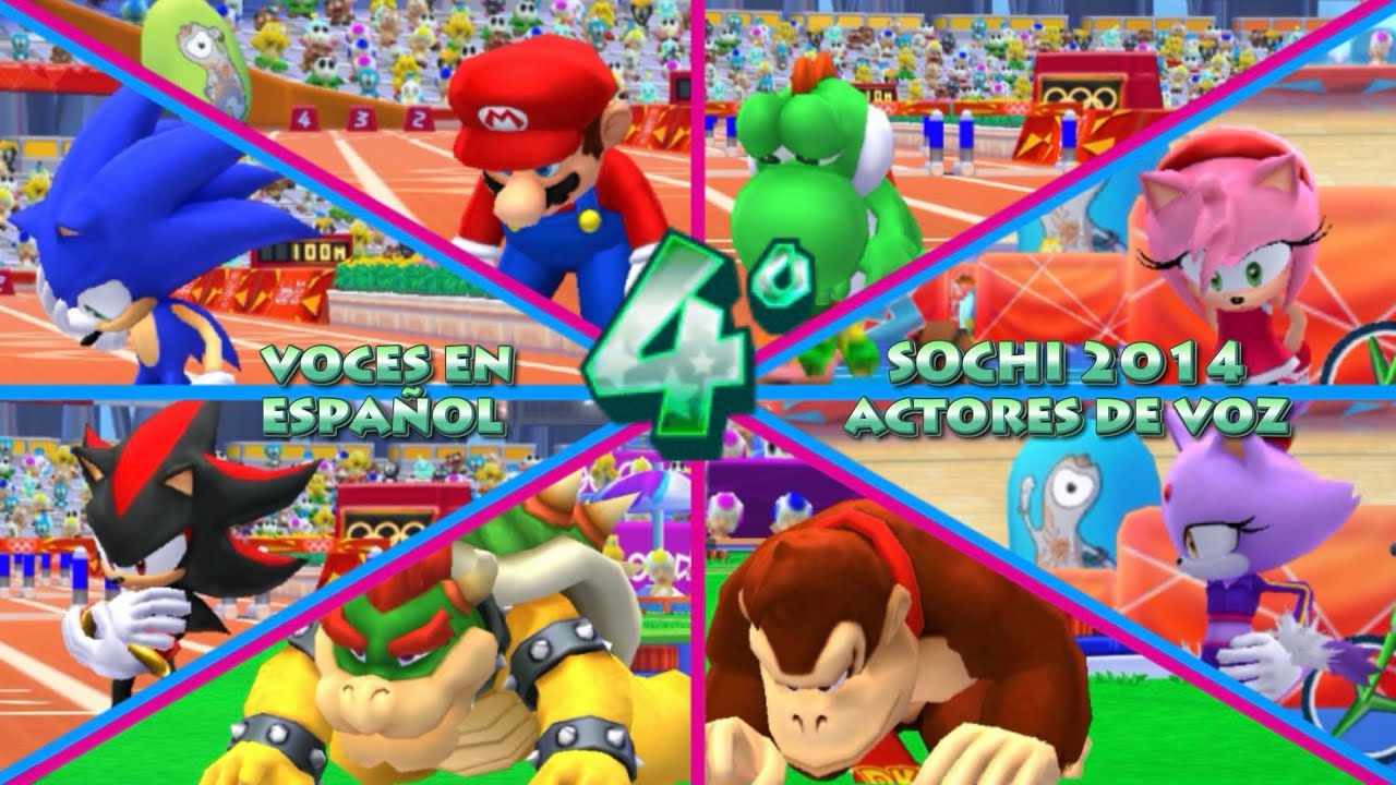 Mario & Sonic en los Juegos Olímpicos: Londres 2012 [3DS] - Animaciones de derrota: Voces en español