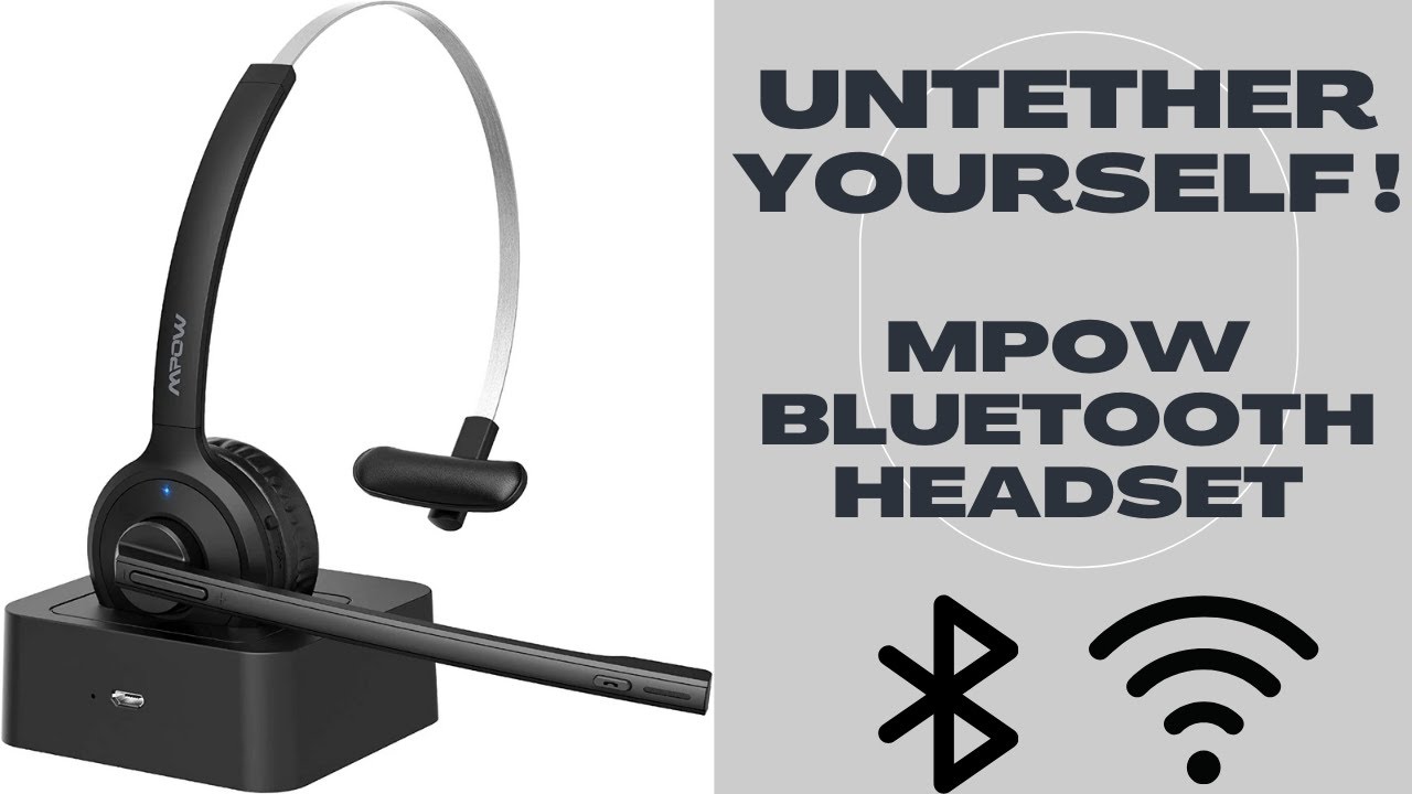 Mpow M5 Pro Bluetooth Headset with Microphone (BH231A)