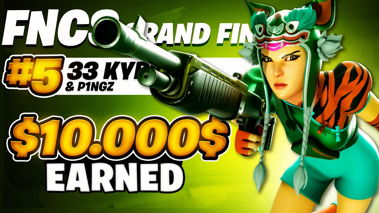 5TH FNCS GRAND FINALS (QUALED FNCS INVITATIONAL)🏆 w/P1ngz | Kyry