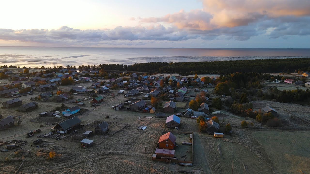 How people live in Russian North. A remote Russian village in the North of Russia.