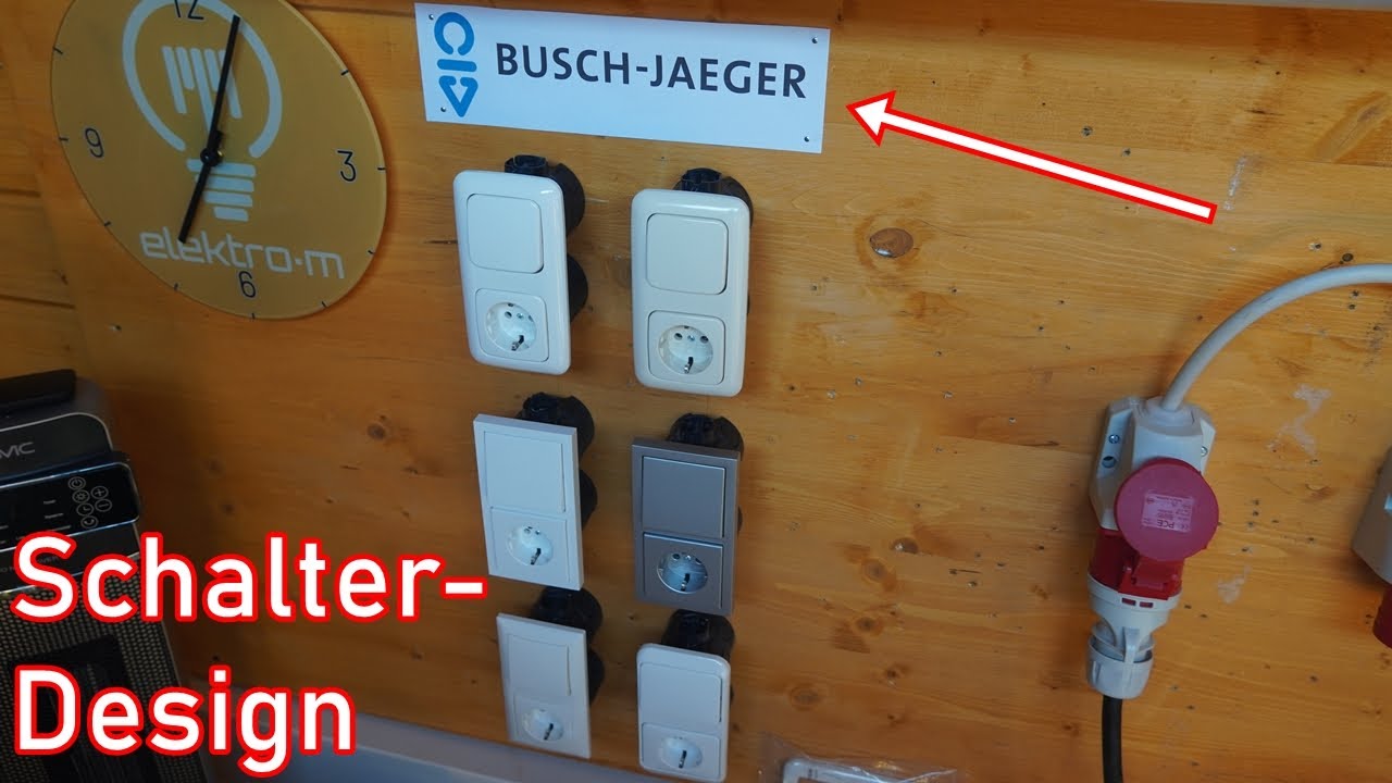 Schalterdesigns von Busch-Jaeger