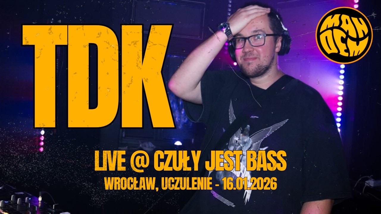 TDK w/ Ungula, Asl33p, Młody Mem | LIVE @ CZUŁY JEST BASS, WROCŁAW UCZULENIE