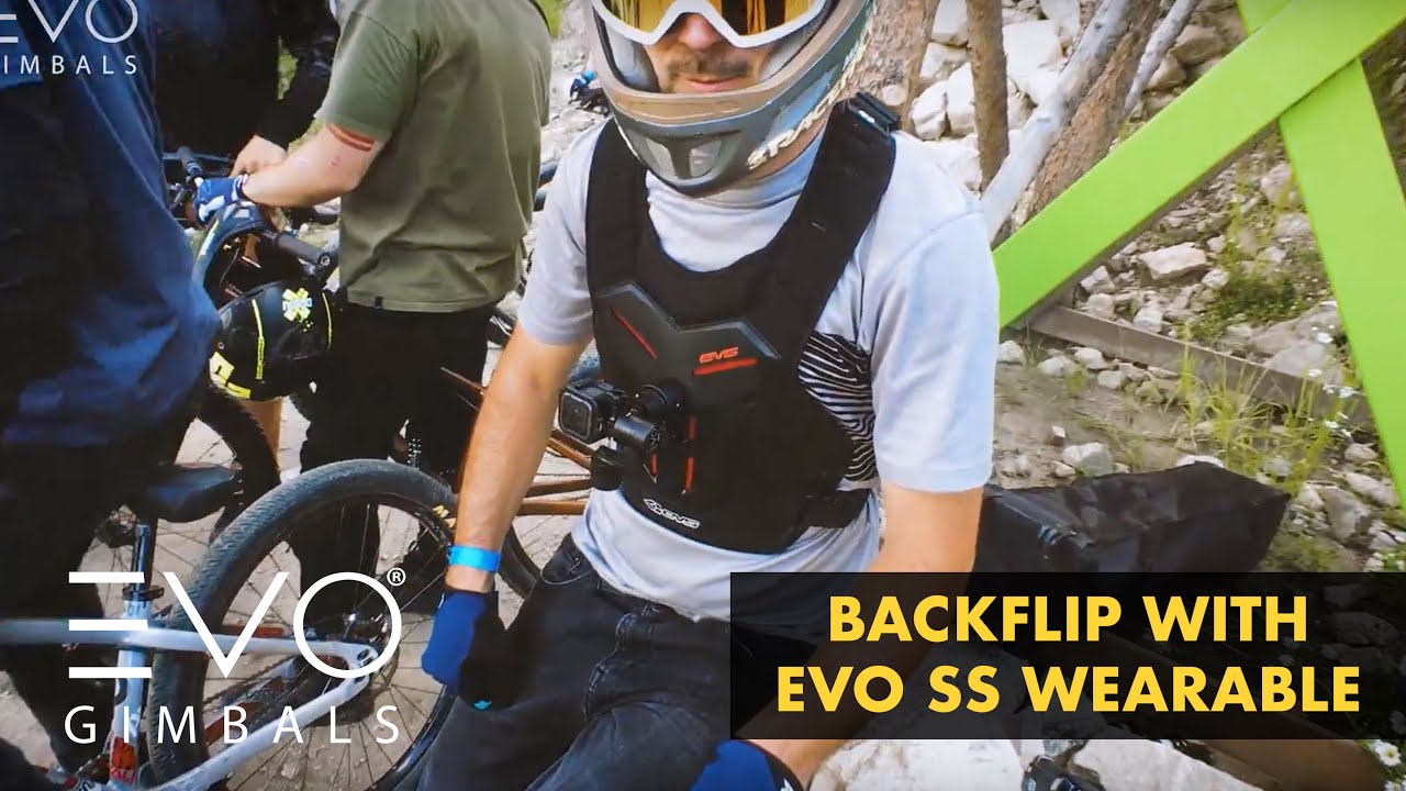 Mitch Chubey at the Colorado Freeride Festival 2017 | EVO SS Wearable Gimbal for Action Cameras