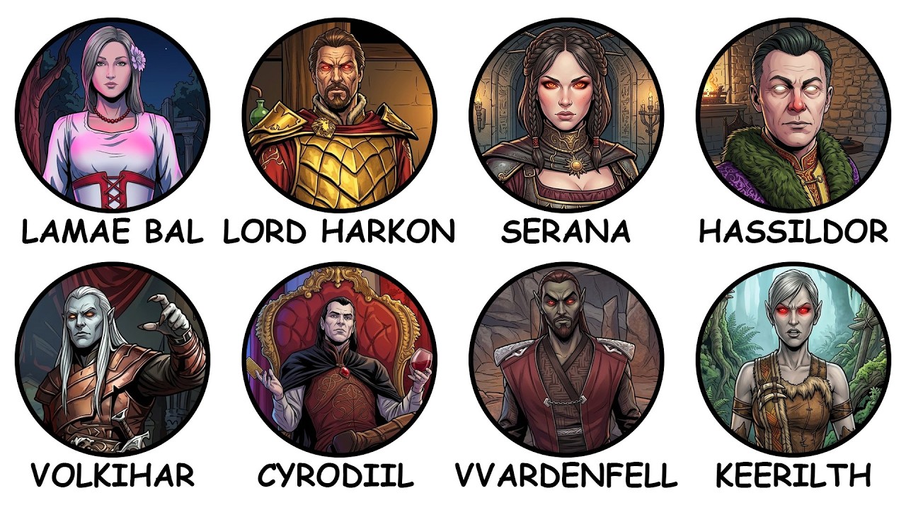 Every Vampire in Elder Scrolls Explained