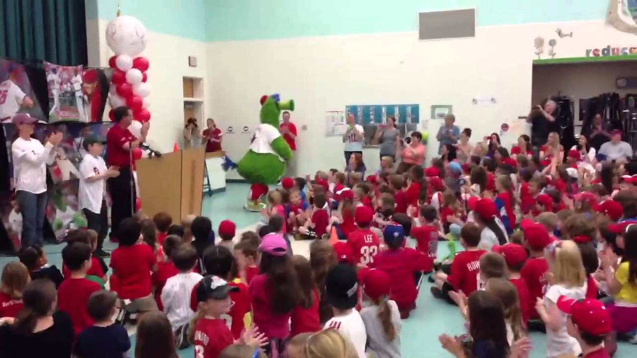 Philly phanatic at Seaview School