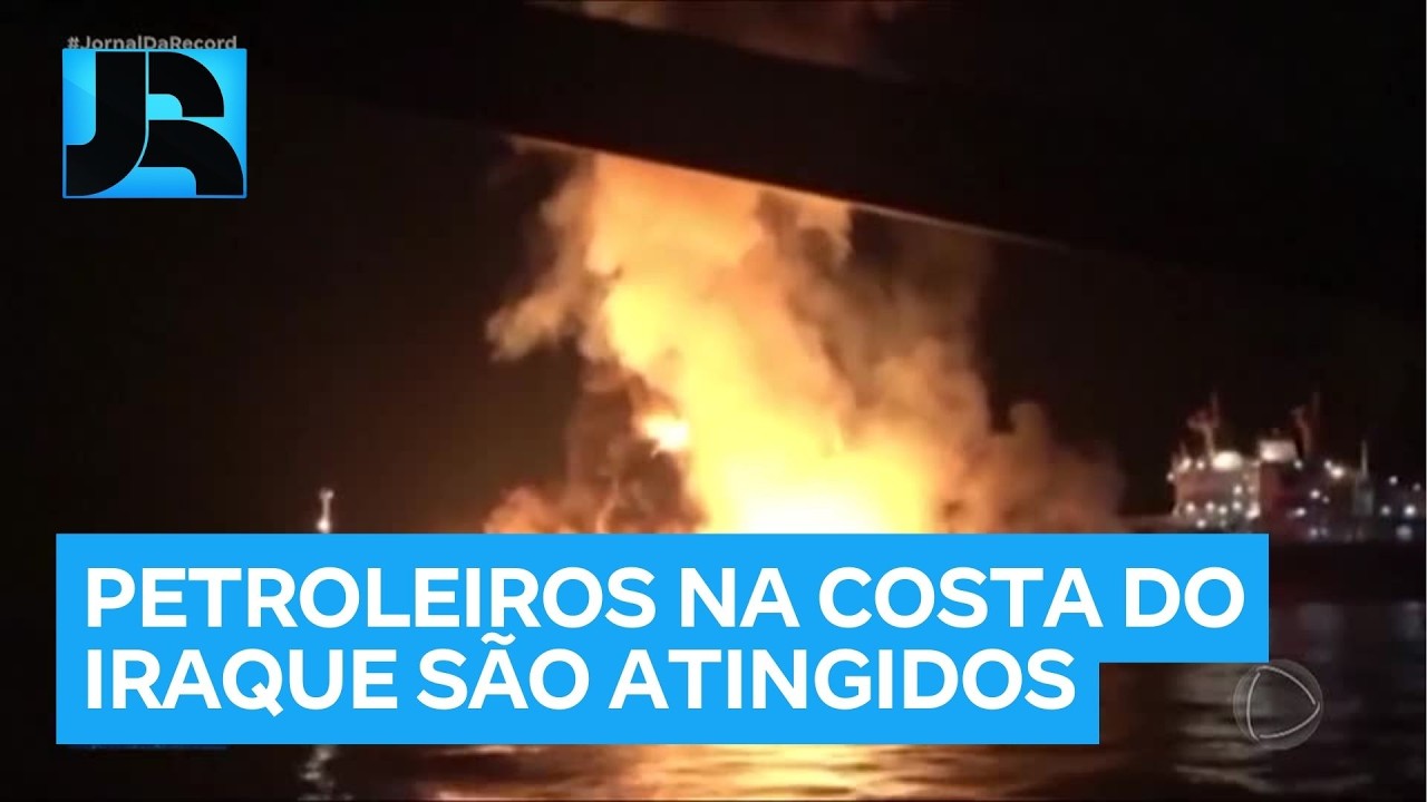 Irã bombardeia dois petroleiros na costa do Iraque