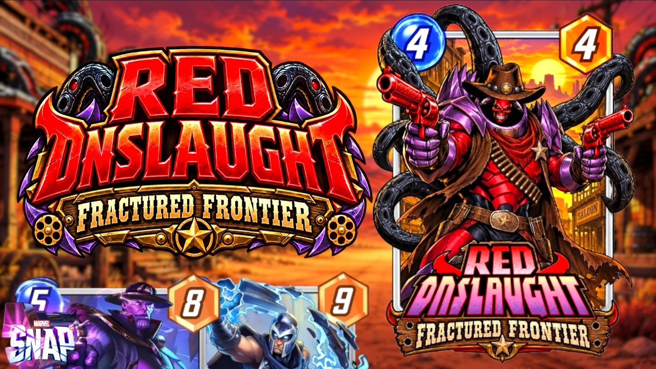 ONSLAUGHT, THANOS, MAGNETO &mdash; О БОЖЕ! | Red Onslaught Fractured Frontier | Marvel Snap