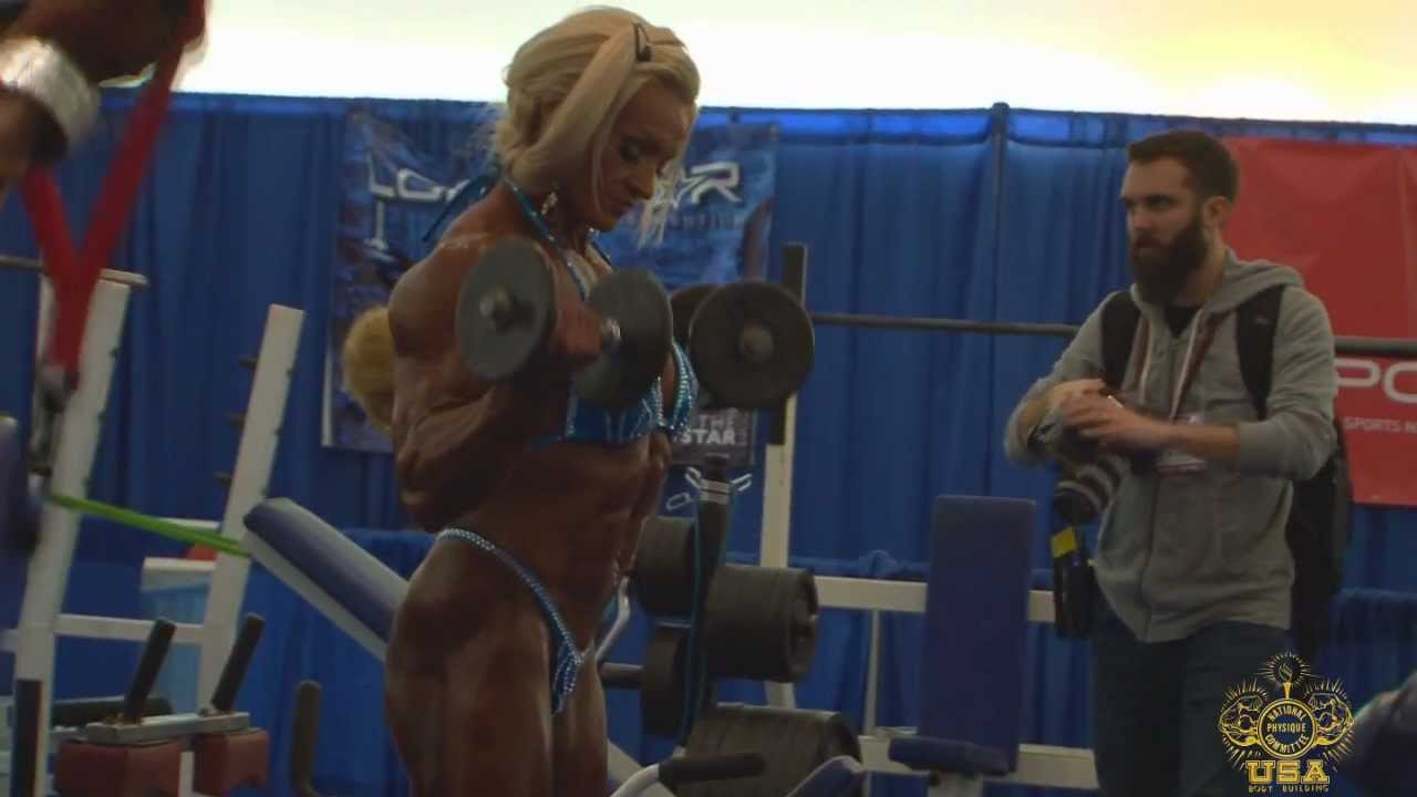 Backstage at the 2013 Ms. International and Figure International Finals