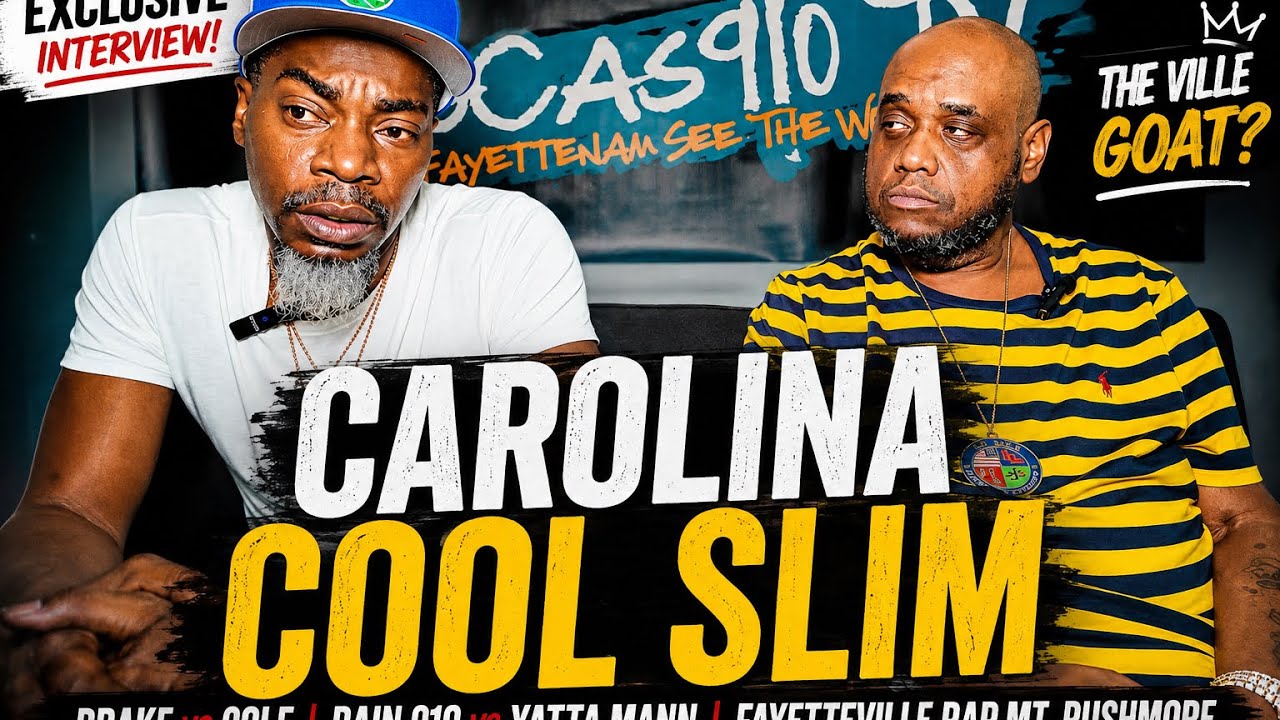 Carolina Cool Slim Speaks on Drake vs Cole, Fayetteville Rap Politics & The Ville Mt. Rushmore