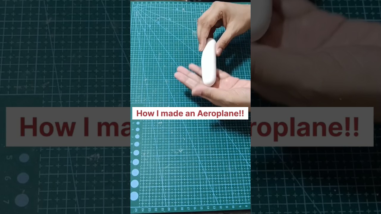 How I made an aeroplane | fondant aeroplane #shorts #ytshorts #cakedecorating #caketopper #aeroplane
