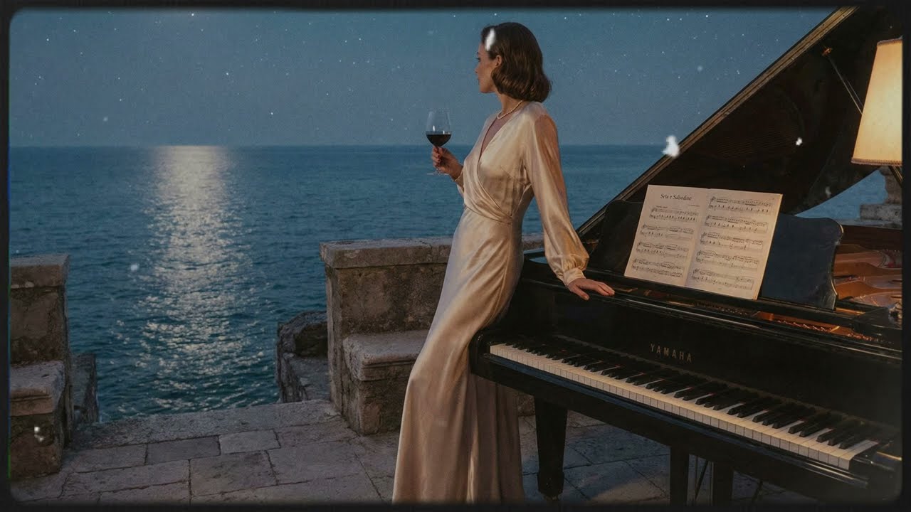 Seta e Salsedine - A Seaside Nocturne in Portofino (Old Money Vibes | Italian Cinematic Pop)