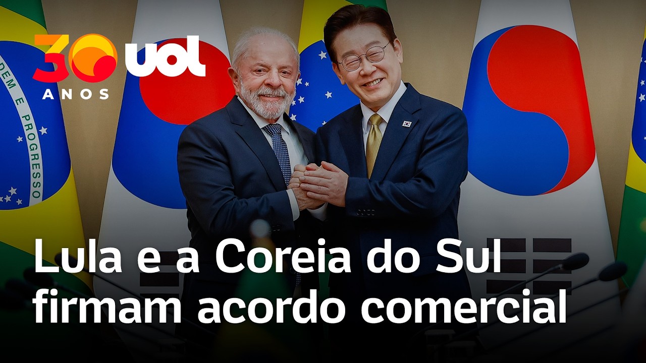 Lula e Coreia do Sul fecham acordo em comércio e minerais raros; assista ao discurso na íntegra