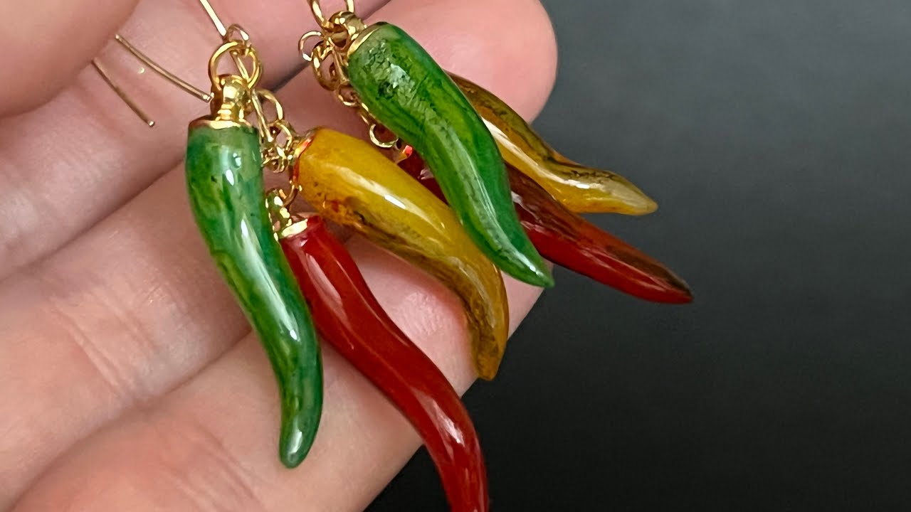 Polymer Clay Chili Peppers Earrings ? Isn’t it Cool?