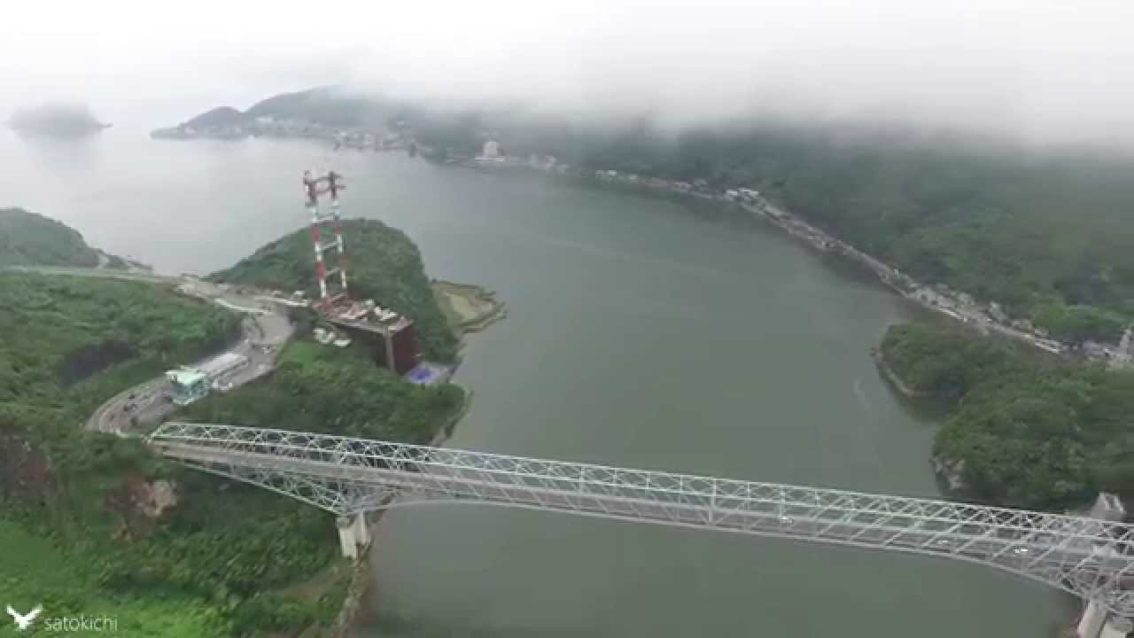 【4K】【空撮】　天草　一号橋　（天門橋）　【Ultra HD】