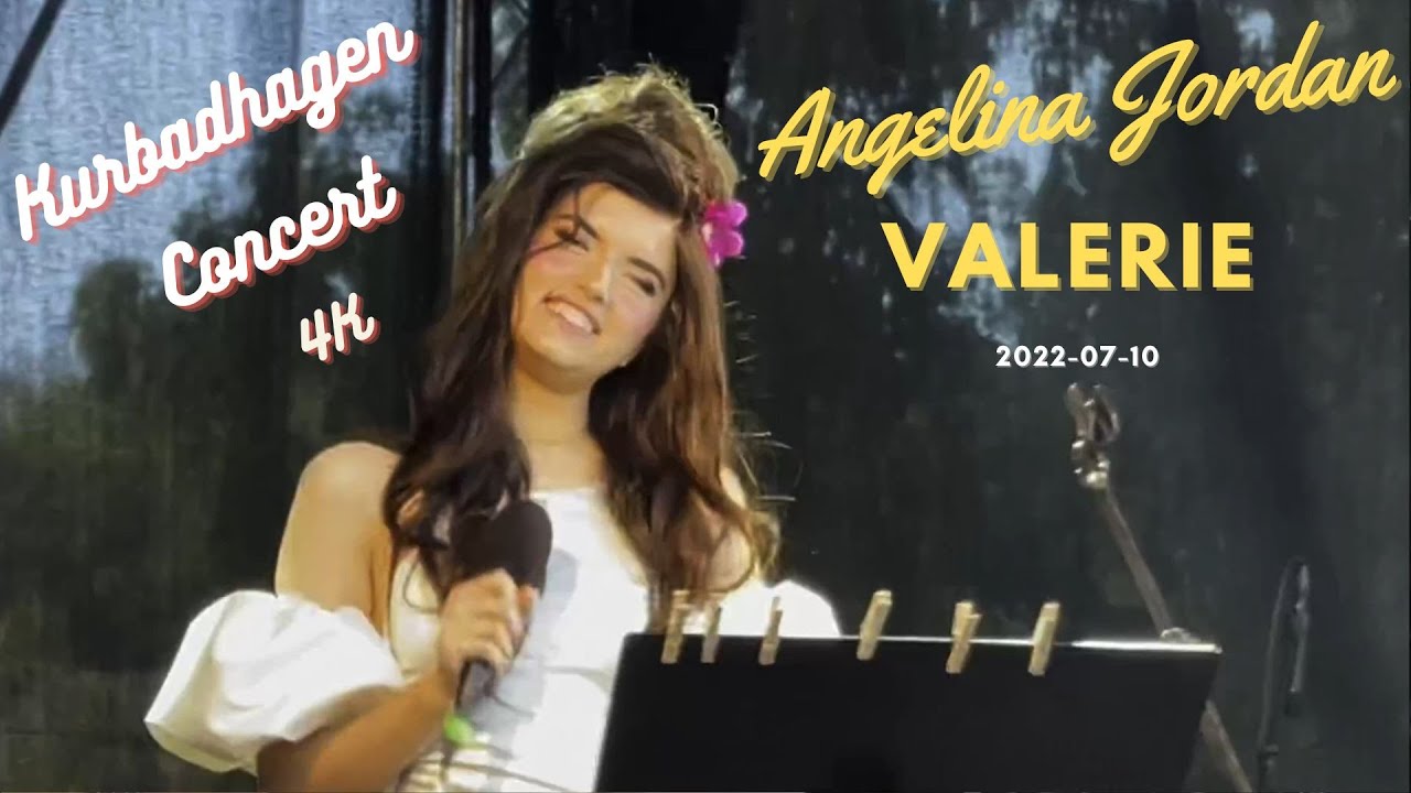 Angelina Jordan (16) - Valerie [4K UHD] Live at Kurbadhagen - July 10th, 2022, Sandefjord, Norway