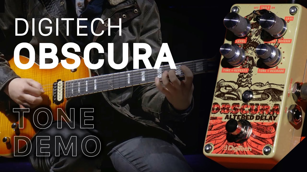 Digitech Obscura | Electric Guitar Delay Tone Demo (No Talking)