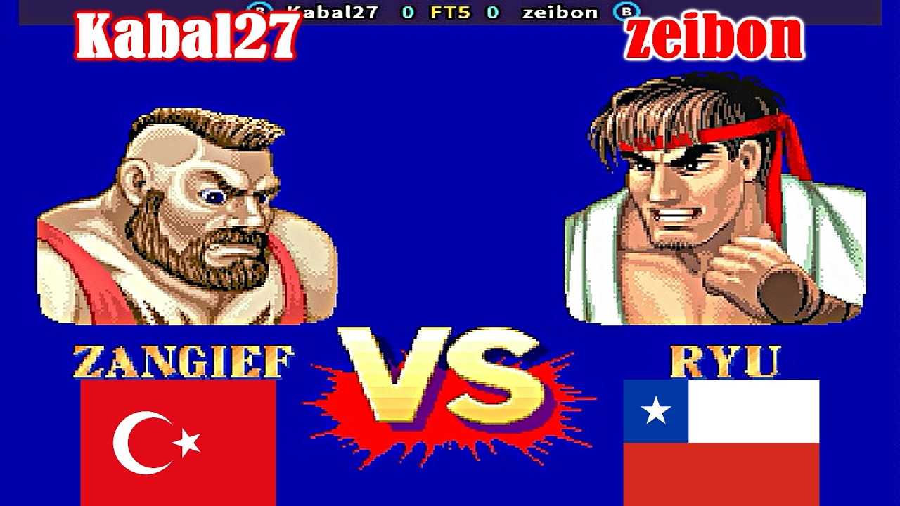 Street Fighter II': Champion Edition - Kabal27 vs zeibon FT5