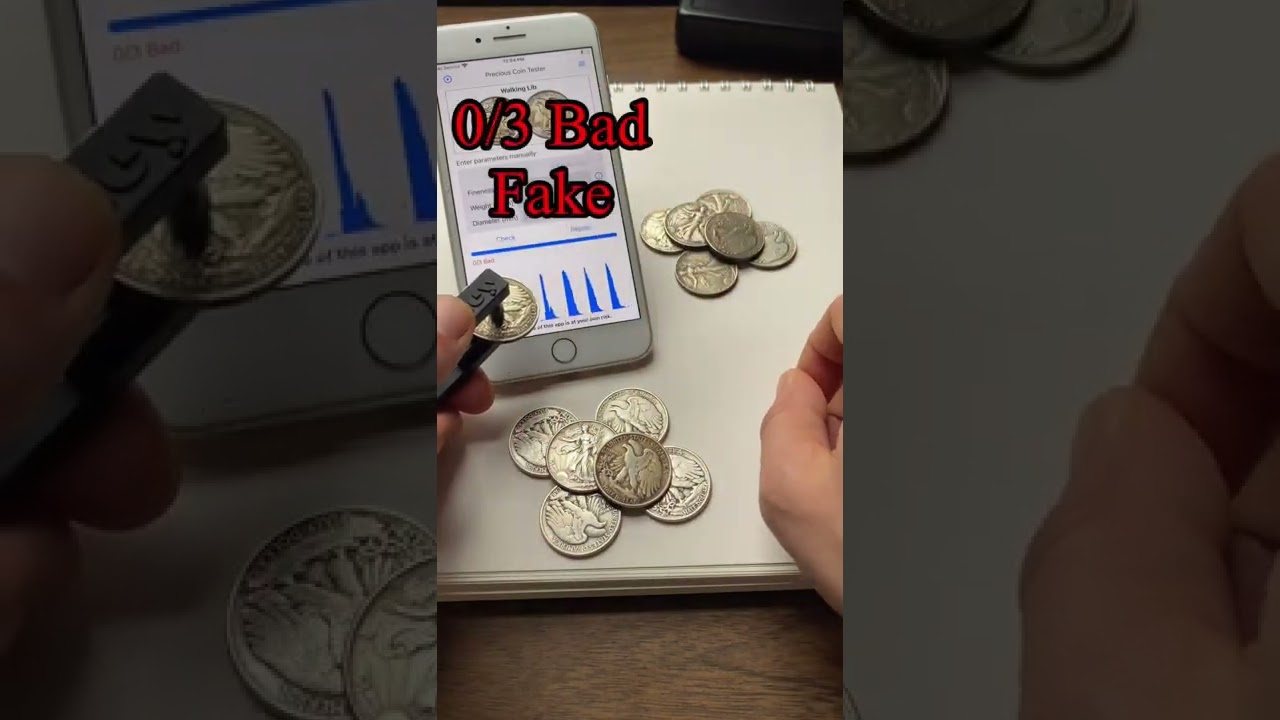 Fake Walking Liberty Half - Coin Ping Test