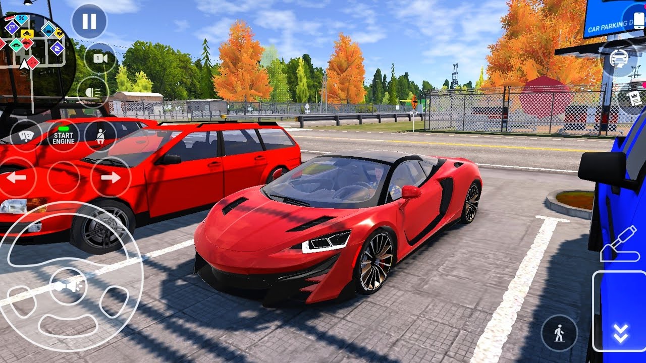 Car Parking Driving School Gameplay |4k Ultra graphics |W Motors Fenyr SuperSport. 🚗🔥