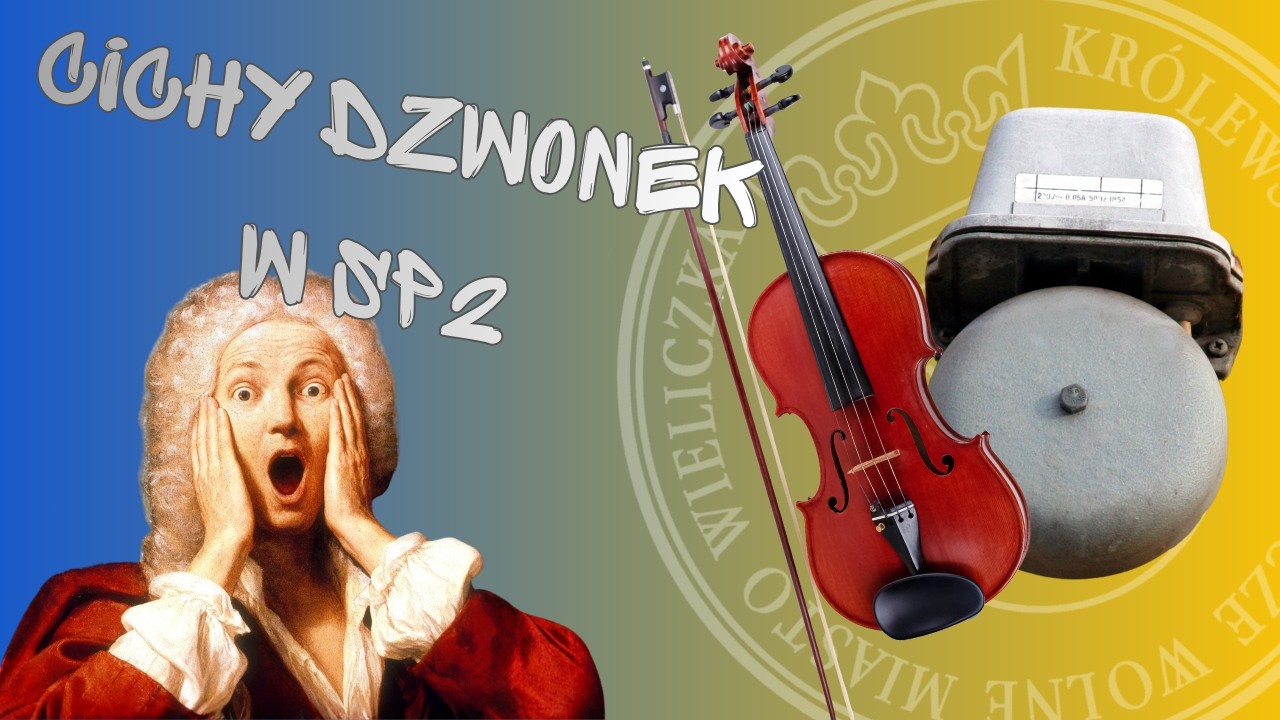 Cichy dzwonek w szkole podstawowej nr 2 w Wieliczce.