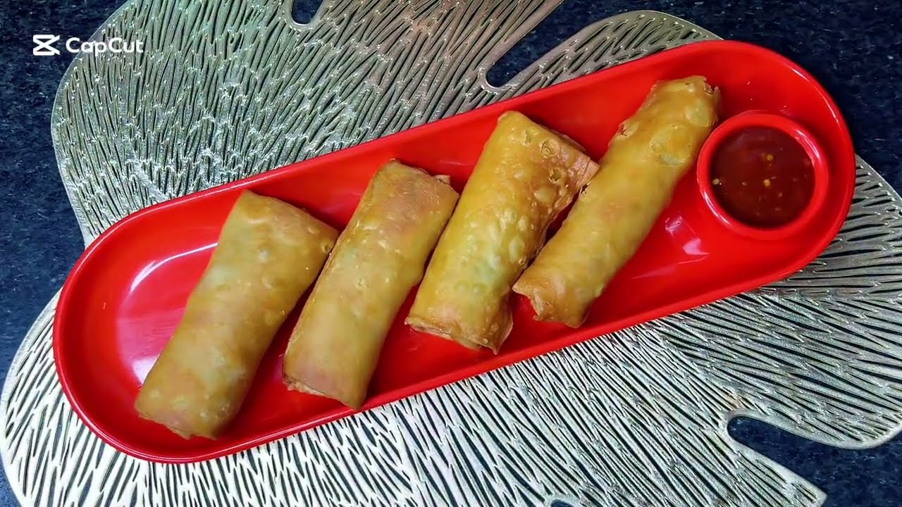 Chicken Macaroni Spring Roll Recipe | Crispy Iftar Special