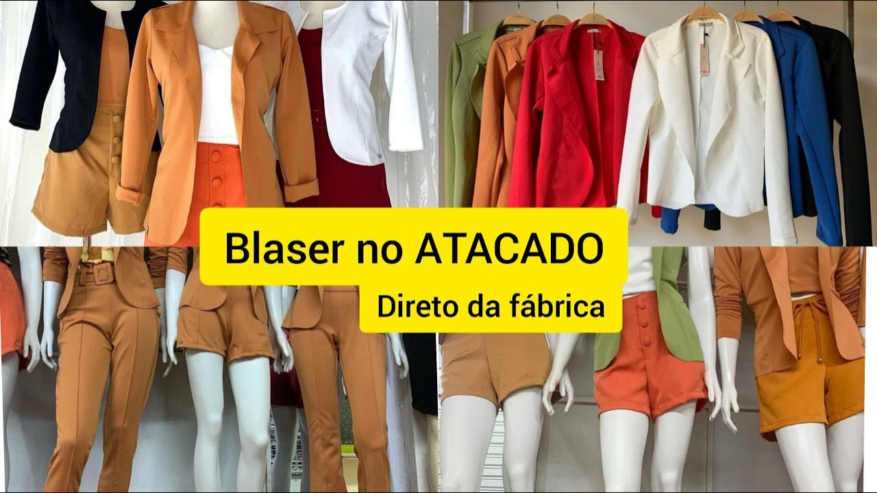 ATACADO FORTALEZA - Fabricante de Blazer, calças executiva, coletes - Alfaiataria - BURACO DA GIA