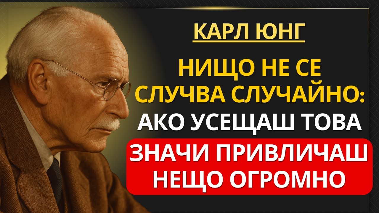 Нищо не се случва случайно: ако усещаш това, значи привличаш нещо огромно | Карл Юнг