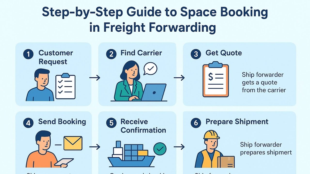 Step by Step Guide to Space Booking in Freight Forwarding