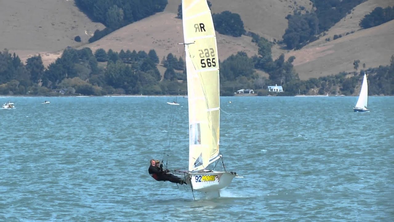 R Class Foiling - Steve and Tony practising before the sprints