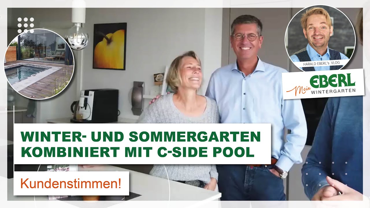#140a Küche als Wintergarten mit Sommergarten und Pool | Kundenstimme | Mein Eberl Wintergarten